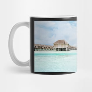 BEACH HOUSES ON THE SEA DESIGN Mug